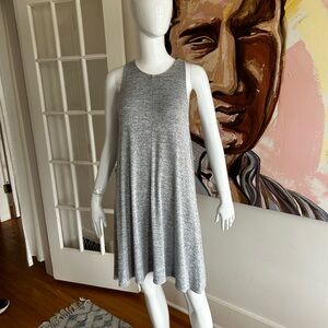 Wilfred Free Grey Sleeveless jersey knit tunic summer dress